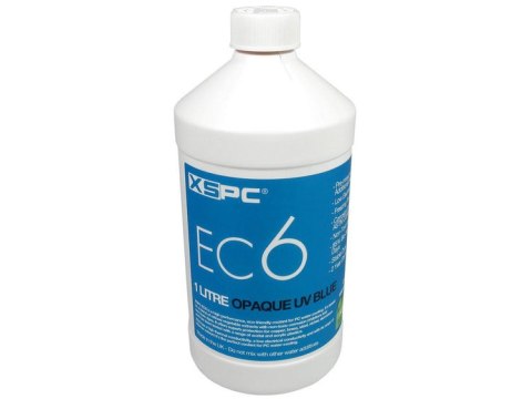 XSPC EC6 Płyn chłodzący, 1 litr - nieprzezroczysty niebieski, UV XSPC EC6 Płyn chłodzący, 1 litr - nieprzezroczysty niebieski, UV