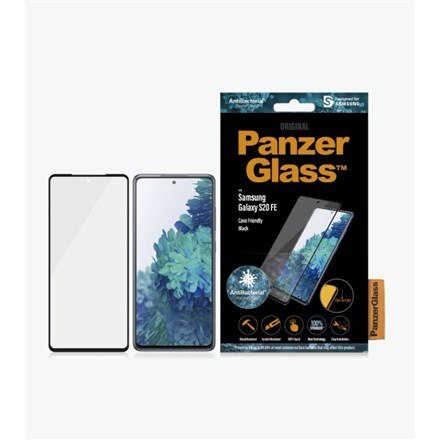 Szkło pancerne PanzerGlass | Firma Samsung | Galaktyka S20 FE CF | Szkło | | Działa z rozpoznawaniem twarzy i jest kompatybilny 