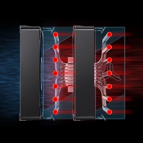 Jonsbo CR-3000 Chłodzenie procesora Dual Tower, ARGB - 2x 120 mm, czarne Jonsbo CR-3000 Chłodzenie procesora Dual Tower, ARGB - 2x 120 mm, czarne
