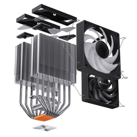 Jonsbo CR-3000 Chłodzenie procesora Dual Tower, ARGB - 2x 120 mm, czarne Jonsbo CR-3000 Chłodzenie procesora Dual Tower, ARGB - 2x 120 mm, czarne