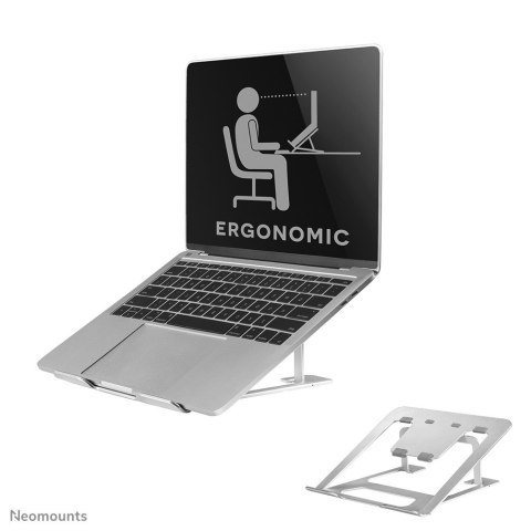 Neomounts NSLS085SILVER stojak na laptop Podstawka na notebooka Srebrny 43,2 cm (17") Neomounts NSLS085SILVER stojak na laptop Podstawka na notebooka Srebrny 43,2 cm (17")
