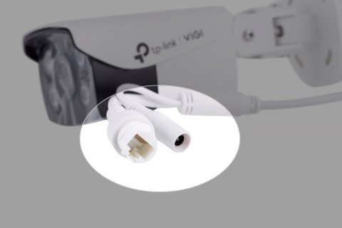 Kamera TP-LINK VIGI C340(6mm), Zewnętrzna, w pełni kolorowa kamera sieciowa VIGI typu Bullet, 4MP, Niezawodna klasa szczelności 