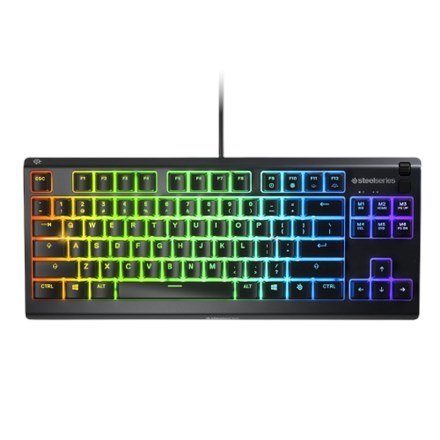 Klawiatura gamingowa SteelSeries Apex 3 Tenkeyless Klawiatura do gier Światło LED RGB Amerykańskie przewodowe przełączniki Whisp Klawiatura gamingowa SteelSeries Apex 3 Tenkeyless Klawiatura do gier Światło LED RGB Amerykańskie przewodowe przełączniki Whisp
