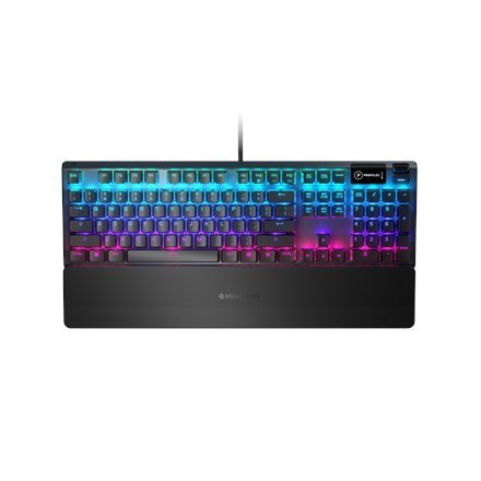 Klawiatura gamingowa SteelSeries Apex 5, układ amerykański, przewodowa, czarna Klawiatura gamingowa SteelSeries Apex 5 Hybrydowe Klawiatura gamingowa SteelSeries Apex 5, układ amerykański, przewodowa, czarna Klawiatura gamingowa SteelSeries Apex 5 Hybrydowe