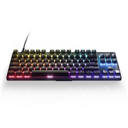 SteelSeries Gaming Keyboard Apex 9 TKL Gaming keyboard Durable and Portable, the detachable USB-C braided cable can withstand th SteelSeries Gaming Keyboard Apex 9 TKL Gaming keyboard Durable and Portable, the detachable USB-C braided cable can withstand th