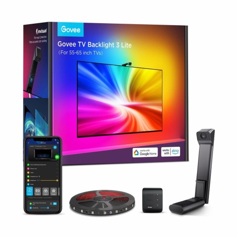 Govee H6099 TV Backlight 3 Lite | Podświetlenie LED | dla TV 55-65 cali, RGBICW, Wi-Fi+Bluetooth Govee H6099 TV Backlight 3 Lite | Podświetlenie LED | dla TV 55-65 cali, RGBICW, Wi-Fi+Bluetooth