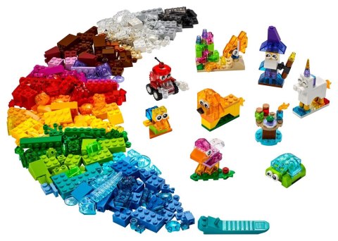 LEGO 11013 CLASSIC Kreatywne przezroczyste klocki p4 LEGO 11013 CLASSIC Kreatywne przezroczyste klocki p4
