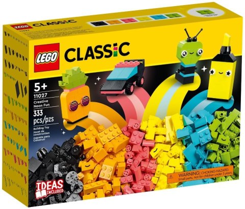 LEGO 11027 CLASSIC Kreatywna zabawa neonowymi kolorami p3 LEGO 11027 CLASSIC Kreatywna zabawa neonowymi kolorami p3