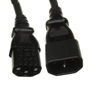 CABINET JUMPER POWER CORD 250/VAC 16A C14-C13 CONNECTORS