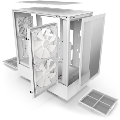 NZXT OBUDOWA H5 FLOW RGB MIDI TOWER BIAŁA CC-H51FW-R1 NZXT OBUDOWA H5 FLOW RGB MIDI TOWER BIAŁA CC-H51FW-R1