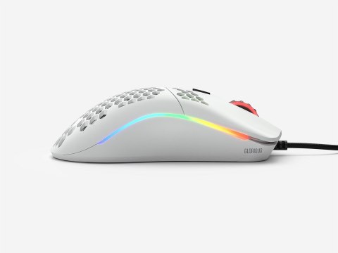 GLORIOUS MYSZ PC RACE MODEL O- GAMING WHITE MATOWA GLORIOUS MYSZ PC RACE MODEL O- GAMING WHITE MATOWA