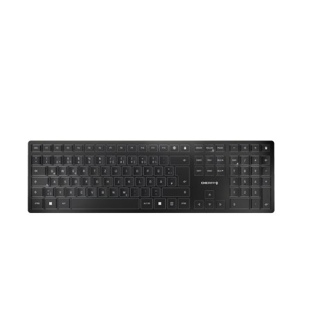 CHERRY KW 9100 SLIM klawiatura Uniwersalne RF Wireless + Bluetooth QWERTZ Niemiecki Czarny CHERRY KW 9100 SLIM klawiatura Uniwersalne RF Wireless + Bluetooth QWERTZ Niemiecki Czarny