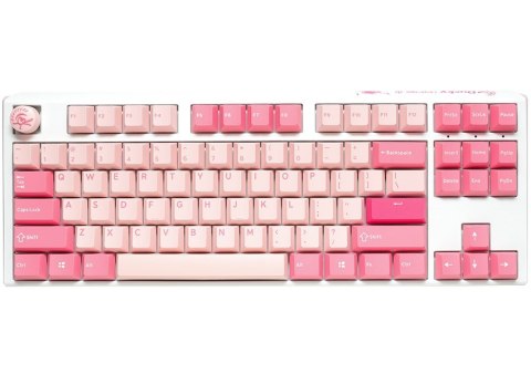 Klawiatura gamingowa Ducky One 3 Gossamer TKL Pink - MX-Speed-Silver Klawiatura gamingowa Ducky One 3 Gossamer TKL Pink - MX-Speed-Silver