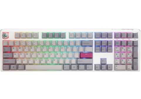 Klawiatura gamingowa Ducky One 3 Mist Grey, RGB LED - MX-Silent-Red Klawiatura gamingowa Ducky One 3 Mist Grey, RGB LED - MX-Silent-Red