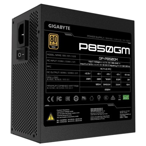 Gigabyte P850GM 850 W 20+4 pin ATX power supply module