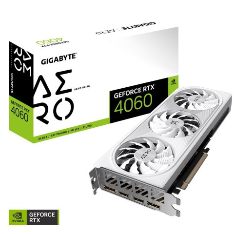Gigabyte GeForce RTX 4060 AERO OC 8G NVIDIA 8 GB GDDR6 Gigabyte GeForce RTX 4060 AERO OC 8G NVIDIA 8 GB GDDR6