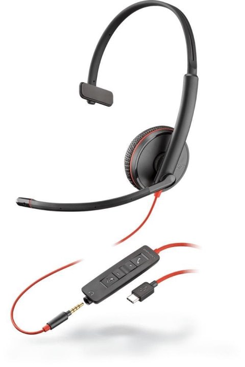 POLY Blackwire zestaw słuchawkowy USB-C+ jack 3,5mm C3215 POLY Blackwire zestaw słuchawkowy USB-C+ jack 3,5mm C3215