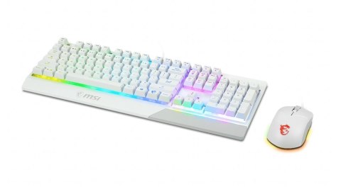 Zestaw klawiatura + mysz MSI VIGOR GK30 COMBO White Zestaw klawiatura + mysz MSI VIGOR GK30 COMBO White