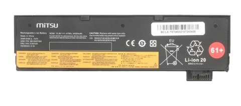 MITSU BATERIA LENOVO BC/LE-T570 (4400 mAh (47 Wh) 10.8V (11.1V) 6 ogniw Li-Ion MITSU BATERIA LENOVO BC/LE-T570 (4400 mAh (47 Wh) 10.8V (11.1V) 6 ogniw Li-Ion