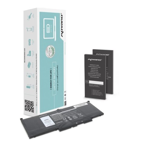 Bateria Movano do notebooka Dell Latitude 7390, 7490 (7.4V-7.6V) (5800 mAh) Bateria Movano do notebooka Dell Latitude 7390, 7490 (7.4V-7.6V) (5800 mAh)
