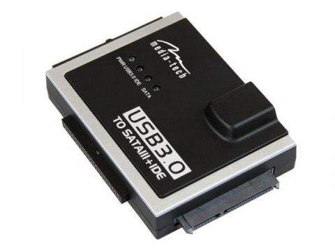 Media-Tech MT5100 cable gender changer IDE/SATA USB 3.0 Czarny