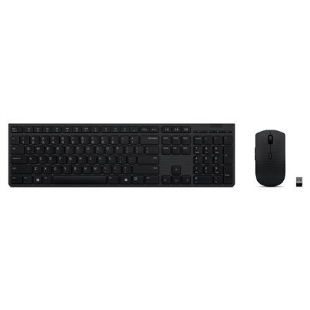 Lenovo, bezprzewodowa klawiatura i mysz, litewski Lenovo, bezprzewodowa klawiatura i mysz, litewski