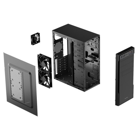 Obudowa LOGIC L1 ATX/mATX Midi 2 x USB 3.0 Black bez zasilacza Obudowa LOGIC L1 ATX/mATX Midi 2 x USB 3.0 Black bez zasilacza