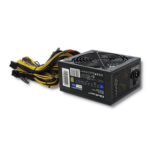 Qoltec Zasilacz ATX 1600W | 80 Plus Gold | Data mining