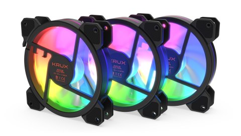 Wentylator KRUX Lunar ARGB 120 mm 3xpack Wentylator KRUX Lunar ARGB 120 mm 3xpack