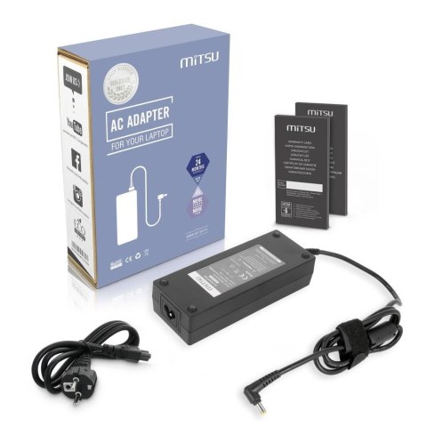 Zasilacz sieciowy Mitsu 19V 7.1A (5.5x1.7) 135W do notebooka Acer Zasilacz sieciowy Mitsu 19V 7.1A (5.5x1.7) 135W do notebooka Acer