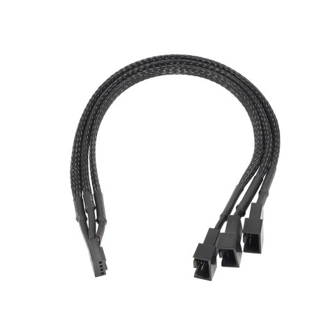 Kabel Akyga AK-CA-65 (4-Pin F - 2x 4-Pin, 3-Pin M; 0,25m; kolor czarny) Kabel Akyga AK-CA-65 (4-Pin F - 2x 4-Pin, 3-Pin M; 0,25m; kolor czarny)