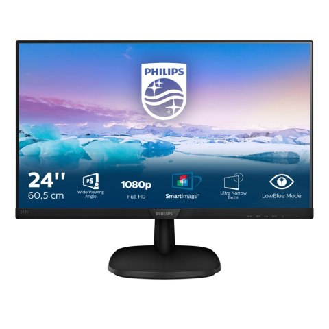Philips V Line Monitor LCD Full HD 243V7QDSB/00 Philips V Line Monitor LCD Full HD 243V7QDSB/00