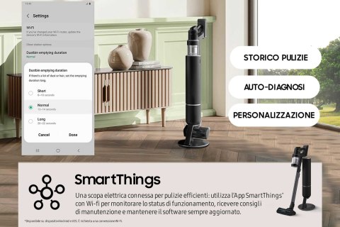 Odkurzacz Samsung Bespoke Jet AI VS28C9784QK/WA Odkurzacz Samsung Bespoke Jet AI VS28C9784QK/WA