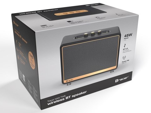TRACER GŁOŚNIK TWS M45 BLUETOOTH BLACK TRACER GŁOŚNIK TWS M45 BLUETOOTH BLACK