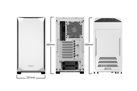 Obudowa BE QUIET! PURE BASE 500 BGW35 (ATX, Mini ATX, Mini ITX; kolor biały) Obudowa BE QUIET! PURE BASE 500 BGW35 (ATX, Mini ATX, Mini ITX; kolor biały)