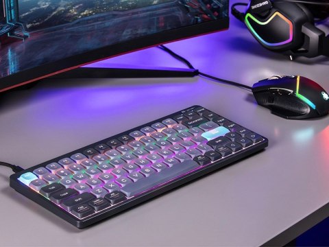 Klawiatura mechaniczna Tracer FINA 84 Blackcurrant (Outemu Red Switch) Klawiatura mechaniczna Tracer FINA 84 Blackcurrant (Outemu Red Switch)