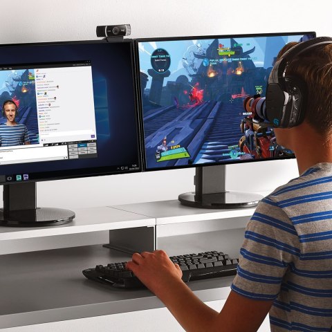 Logitech C922 Pro Stream Webcam kamera internetowa 1920 x 1080 px USB Czarny Logitech C922 Pro Stream Webcam kamera internetowa 1920 x 1080 px USB Czarny