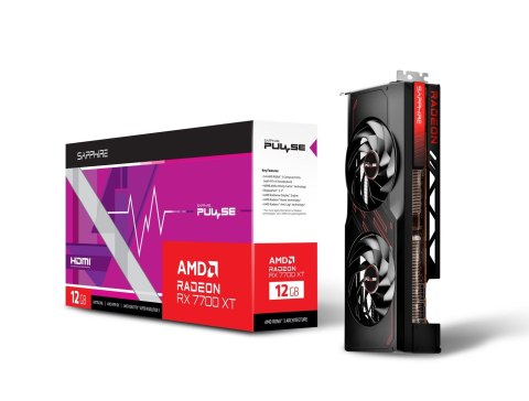 Karta Graficzna VGA PCIE16 RX7700XT 12GB GDDR6/PULSE 11335-04-20G SAPPHIRE Karta Graficzna VGA PCIE16 RX7700XT 12GB GDDR6/PULSE 11335-04-20G SAPPHIRE