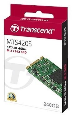 Dysk SSD M.2 TRANSCEND MTS420S 240 GB (M.2 2242″ /240 GB ) Dysk SSD M.2 TRANSCEND MTS420S 240 GB (M.2 2242″ /240 GB )