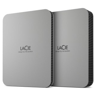 LaCie Mobile Drive (2022) zewnętrzny dysk twarde 2 TB 2.5" USB Type-C 3.2 Gen 1 (3.1 Gen 1) Srebrny