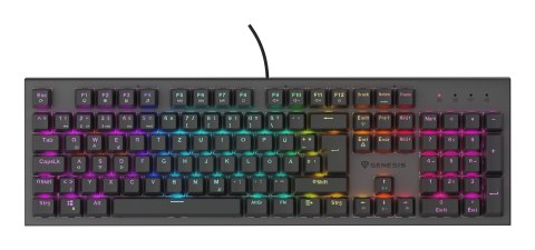 GENESIS NKG-2179 klawiatura Gaming USB QWERTZ Niemiecki Czarny GENESIS NKG-2179 klawiatura Gaming USB QWERTZ Niemiecki Czarny
