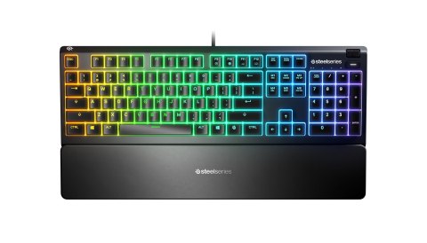 SteelSeries Apex 3 Gaming Keyboard, US Layout, Wired, Black SteelSeries Apex 3 Gaming keyboard IP32 water resistant for protecti SteelSeries Apex 3 Gaming Keyboard, US Layout, Wired, Black SteelSeries Apex 3 Gaming keyboard IP32 water resistant for protecti