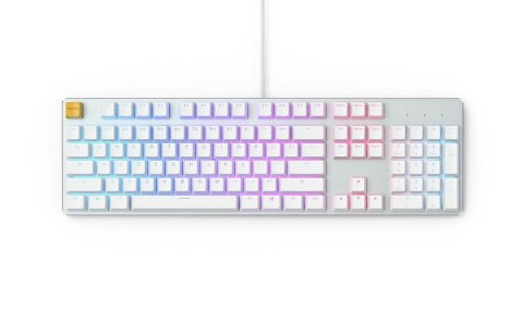 Glorious PC Gaming Race GMMK klawiatura USB QWERTY Amerykański międzynarodowy Srebrny, Biały Glorious PC Gaming Race GMMK klawiatura USB QWERTY Amerykański międzynarodowy Srebrny, Biały