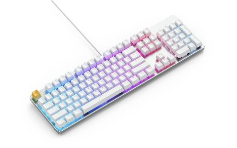 Glorious PC Gaming Race GMMK klawiatura USB QWERTY Amerykański międzynarodowy Srebrny, Biały Glorious PC Gaming Race GMMK klawiatura USB QWERTY Amerykański międzynarodowy Srebrny, Biały