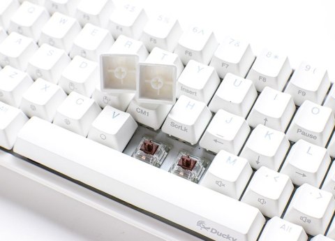 Klawiatura Gamingowa Ducky One 2 SF, MX-Silent-Red, RGB LED - biała Klawiatura Gamingowa Ducky One 2 SF, MX-Silent-Red, RGB LED - biała