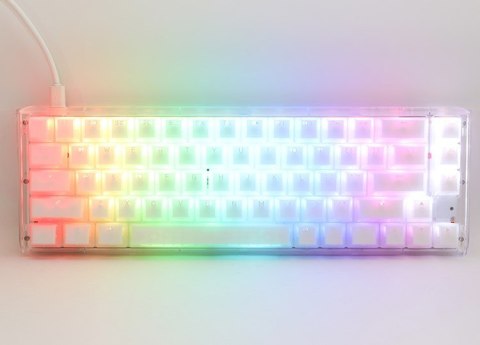 Ducky One 3 Aura White SF klawiatura Gaming USB QWERTY Amerykański międzynarodowy Biały Ducky One 3 Aura White SF klawiatura Gaming USB QWERTY Amerykański międzynarodowy Biały