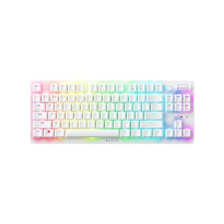 Klawiatura optyczna Razer Deathstalker V2 Pro Klawiatura do gier o żywotności 70 milionów naciśnięć; Technologia bezprzewodowa R Klawiatura optyczna Razer Deathstalker V2 Pro Klawiatura do gier o żywotności 70 milionów naciśnięć; Technologia bezprzewodowa R