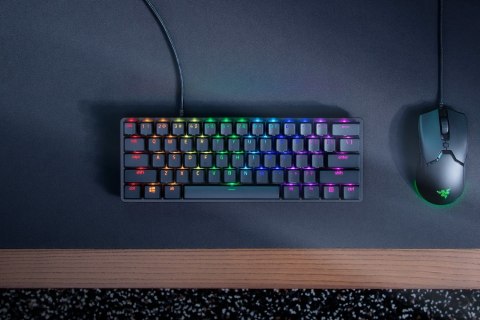 Razer | Łowca Mini 60% | Klawiatura do gier | Opto-mechaniczny | Światło LED RGB | NORD | Czarny | Przewodowy Razer | Łowca Mini 60% | Klawiatura do gier | Opto-mechaniczny | Światło LED RGB | NORD | Czarny | Przewodowy