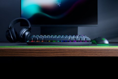 Razer | Łowca Mini 60% | Klawiatura do gier | Opto-mechaniczny | Światło LED RGB | NORD | Czarny | Przewodowy Razer | Łowca Mini 60% | Klawiatura do gier | Opto-mechaniczny | Światło LED RGB | NORD | Czarny | Przewodowy