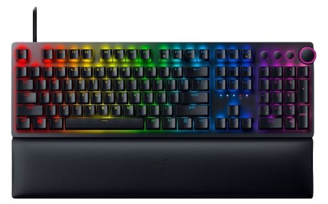 Razer | Opcyjna klawiatura do gier Huntsman V2 | Klawiatura do gier | Światło LED RGB | Stany Zjednoczone | Przewodowe | Czarny Razer | Opcyjna klawiatura do gier Huntsman V2 | Klawiatura do gier | Światło LED RGB | Stany Zjednoczone | Przewodowe | Czarny